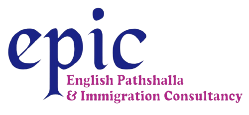 Logo of English Pathshalla and Immigration Consultancy (EPIC) for intelligent practice with AI